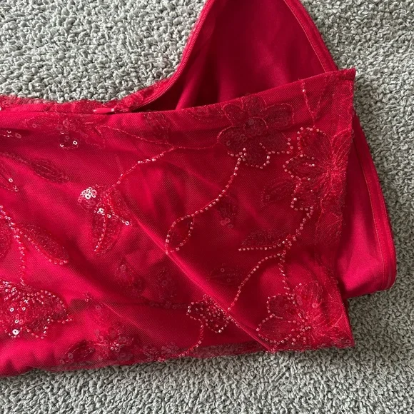 Peppermayo Red Strapless Dress - Picture 3 of 9